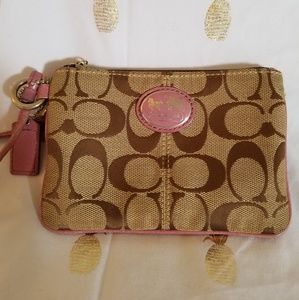 Signature Coach Wristlet
